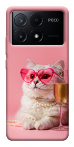 Чехол Pinky cat для Xiaomi Poco X6 Pro