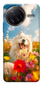 Чохол Happy dog in flowers для Xiaomi Poco F7 Ultra