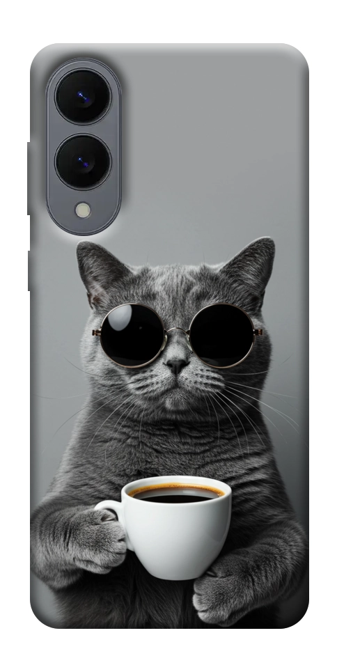 Чехол Grey cat coffee для Galaxy S25 Edge