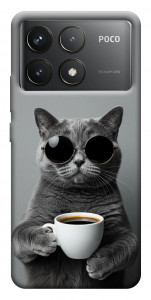 Чохол Grey cat coffee для Xiaomi Poco F6 Pro