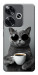 Чохол Grey cat coffee для Xiaomi Poco F6