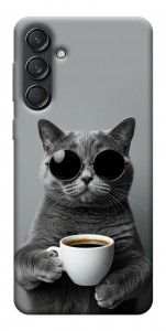 Чохол Grey cat coffee для Galaxy M55