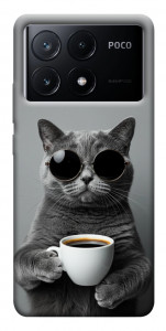 Чехол Grey cat coffee для Xiaomi Poco X6 Pro