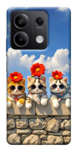 Чохол Flower cats для Xiaomi Redmi Note 13 5G
