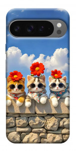 Чохол Flower cats для Google Pixel 10 Pro XL