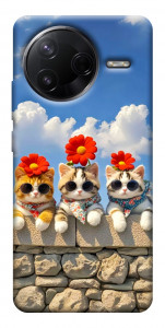 Чохол Flower cats для Xiaomi Poco F7 Pro