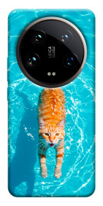 Чохол Cat swimming для Xiaomi 14 Ultra