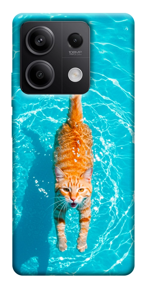 Чохол Cat swimming для Xiaomi Redmi Note 13 5G