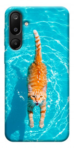 Чохол Cat swimming для Galaxy M16 5G