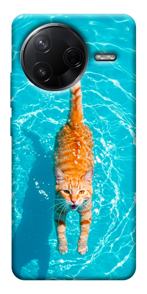 Чохол Cat swimming для Xiaomi Poco F7 Pro