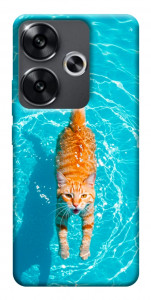 Чохол Cat swimming для Xiaomi Poco F6