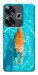 Чохол Cat swimming для Xiaomi Poco F6