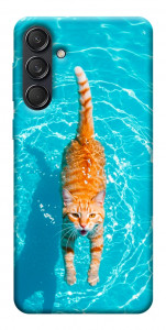 Чохол Cat swimming для Galaxy M55