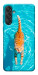 Чехол Cat swimming для Galaxy M55