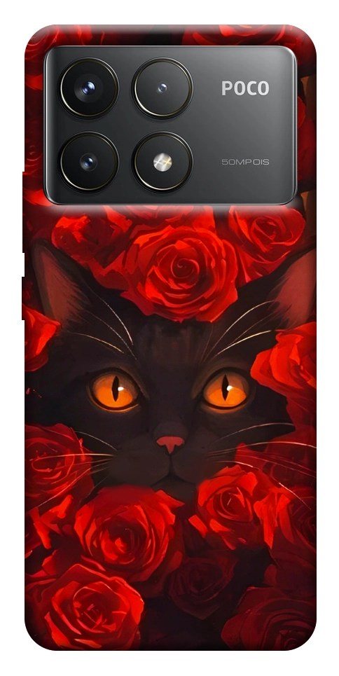 Чохол Rose cat для Xiaomi Poco F6 Pro