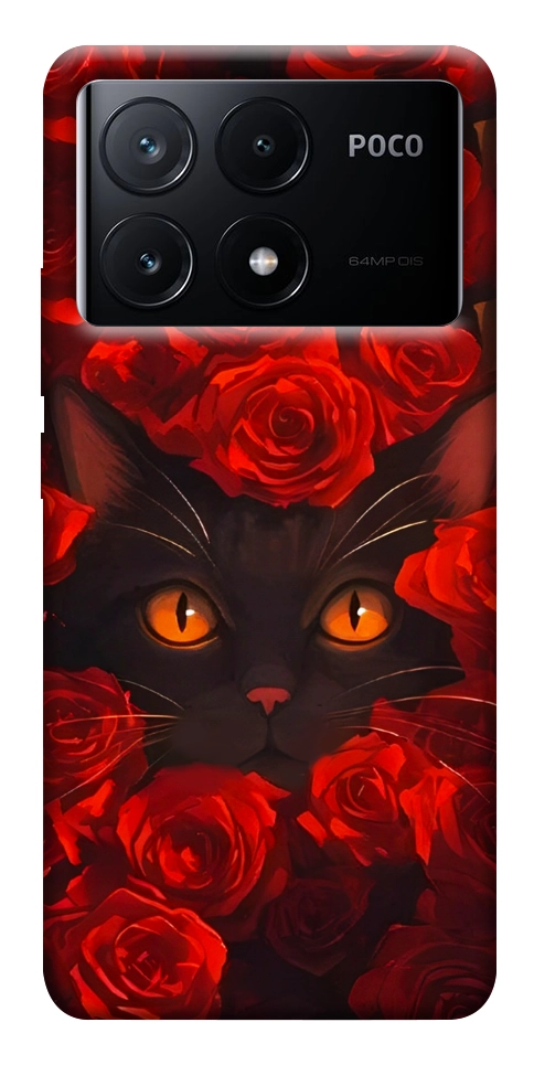 Чехол Rose cat для Xiaomi Poco X6 Pro