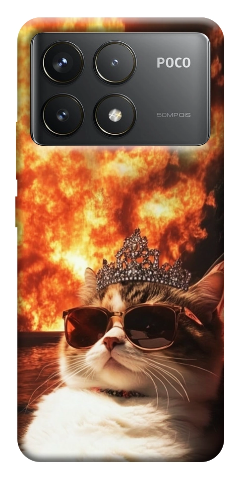 Чохол Cat explosion для Xiaomi Poco F6 Pro