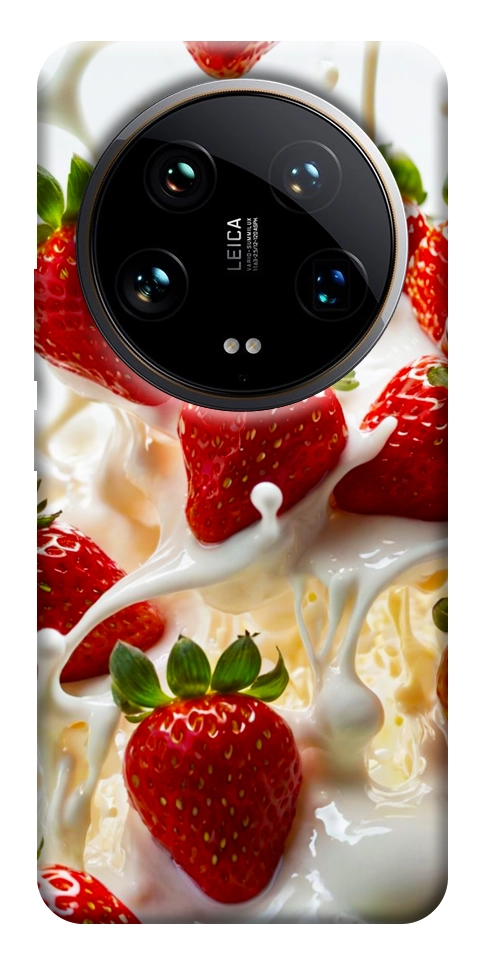 Чехол Strawberry and cream для Xiaomi 14 Ultra