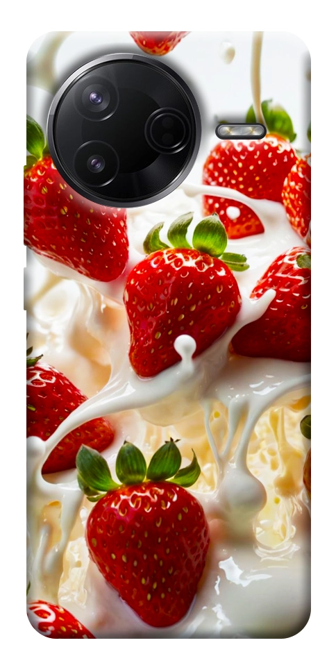 Чехол Strawberry and cream для Xiaomi Poco F7 Pro