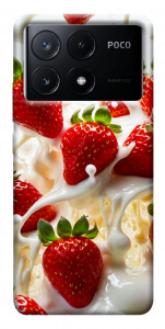 Чехол Strawberry and cream для Xiaomi Poco X6 Pro