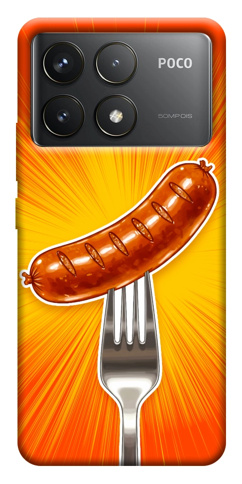 Чехол Sausage comics для Xiaomi Poco F6 Pro