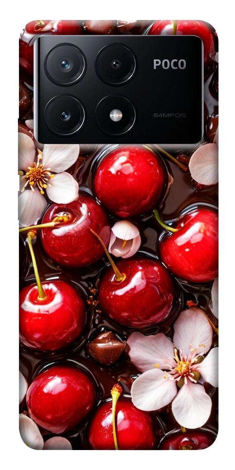 Чехол Черешня для Xiaomi Poco X6 Pro
