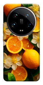 Чохол Лимони та квіти для Xiaomi 14 Ultra