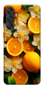 Чехол Лимоны и цветы для Galaxy M55