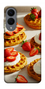 Чехол Вафли с клубникой для Galaxy S25 Edge