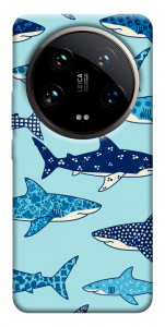 Чохол Shark pattern для Xiaomi 14 Ultra