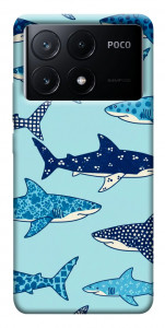 Чохол Shark pattern для Xiaomi Poco X6 Pro