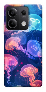 Чехол Neon jellyfishes для Xiaomi Redmi Note 13 5G