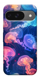 Чохол Neon jellyfishes для Google Pixel 10 Pro