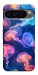 Чехол Neon jellyfishes для Google Pixel 10 Pro XL