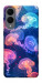 Чехол Neon jellyfishes для Galaxy S25 Edge