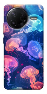 Чехол Neon jellyfishes для Xiaomi Poco F7 Pro