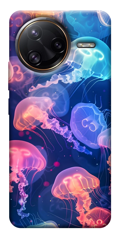 Чохол Neon jellyfishes для Xiaomi Poco F7 Ultra