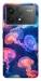 Чехол Neon jellyfishes для Xiaomi Poco F6 Pro