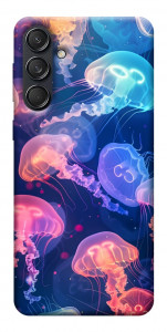 Чехол Neon jellyfishes для Galaxy M55