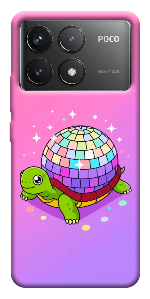 Чохол Disco turtle для Xiaomi Poco F6 Pro