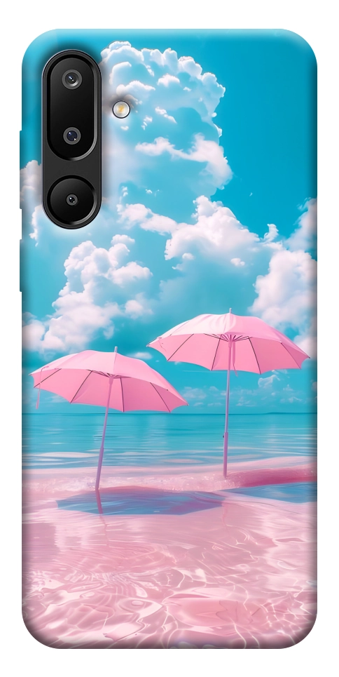 Чехол Розовые зонтики для Galaxy M16 5G