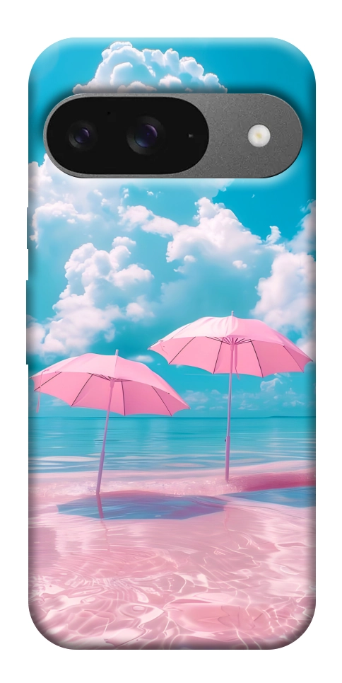 Чохол Рожеві парасольки для Google Pixel 10 Pro