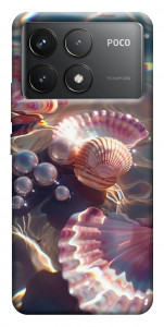 Чохол Яскраві мушлі для Xiaomi Poco F6 Pro
