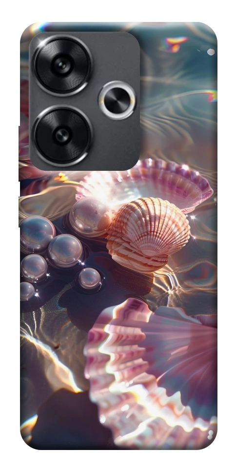 Чохол Яскраві мушлі для Xiaomi Poco F6