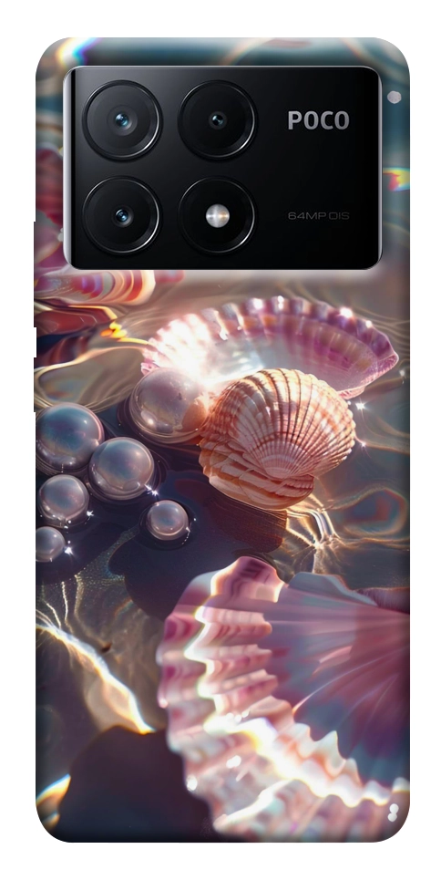 Чохол Яскраві мушлі для Xiaomi Poco X6 Pro