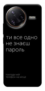 Чохол Не знаєш пароль для Xiaomi Poco F7 Ultra