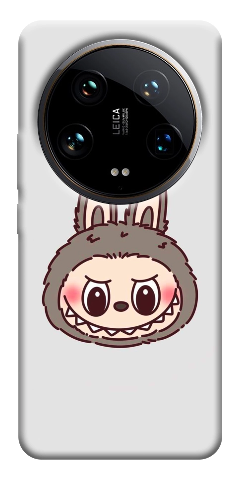 Чехол Labubu grey для Xiaomi 14 Ultra