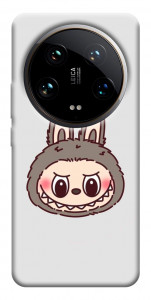 Чехол Labubu grey для Xiaomi 14 Ultra