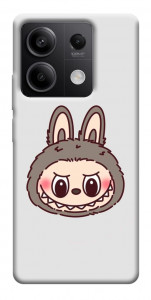 Чехол Labubu grey для Xiaomi Redmi Note 13 5G