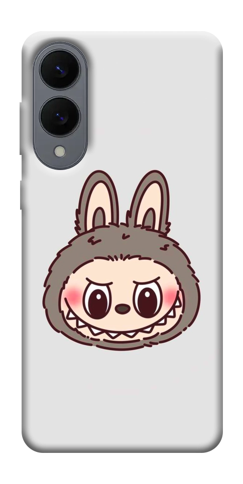 Чехол Labubu grey для Galaxy S25 Edge